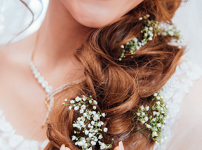 Wedding hairstyle, wedding haircut